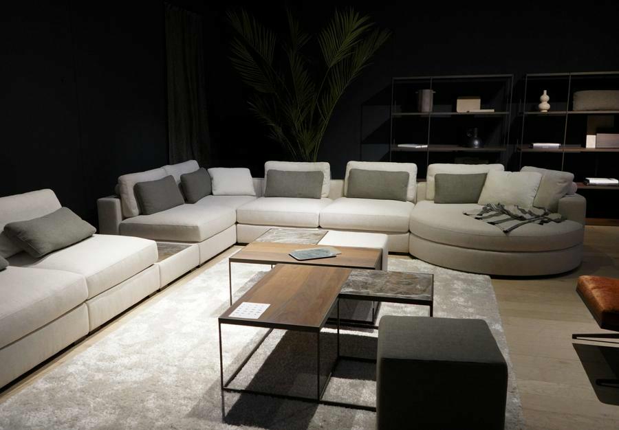 eterna sofa - bellagio coffee table